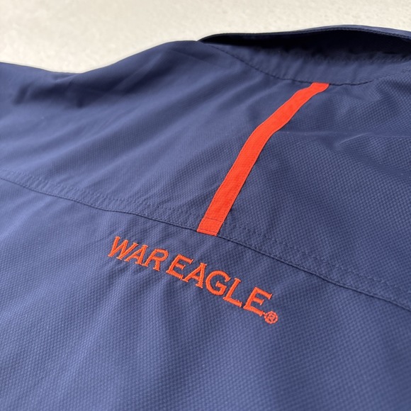 AUBURN TIGERS x UNDER ARMOUR Mens Performance Short Sleeve Button Shirt XL Blue - Picture 11 of 14